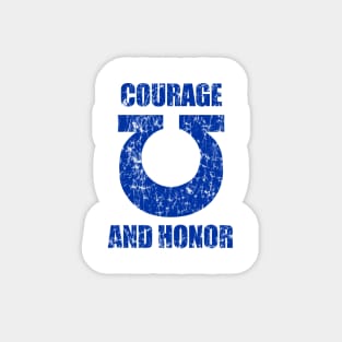 Courage and Honor Alt Sticker